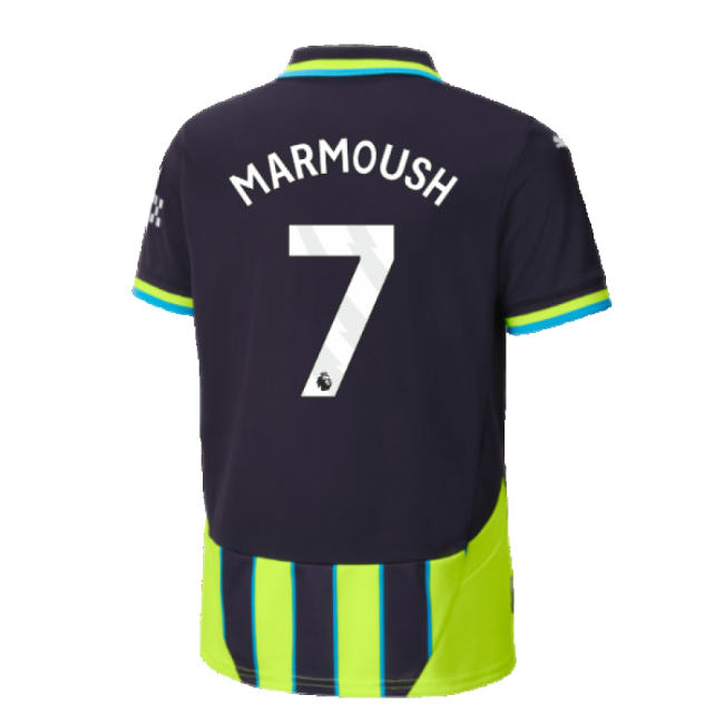 2024-20 Man City Away Football Kit Marmoush #7 M S Kids