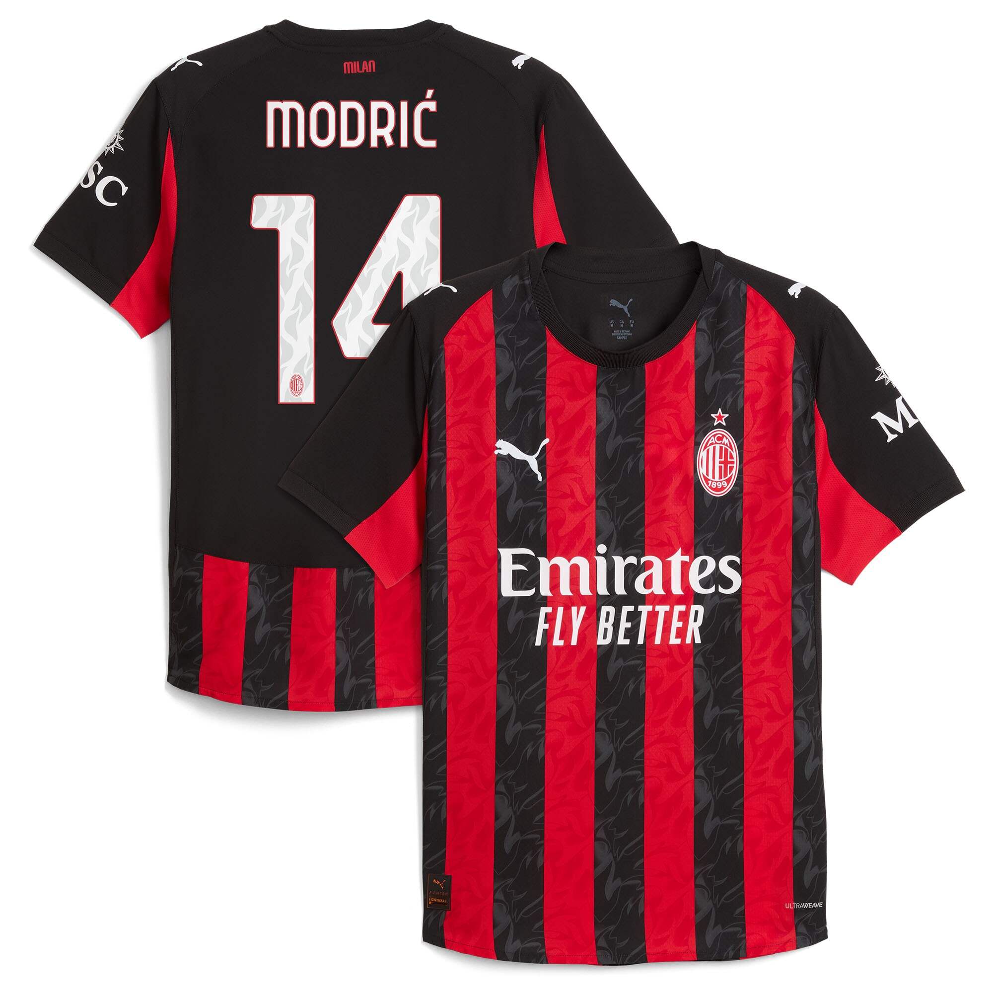 AC Milan Men's 2025 Comfortable Authentic Jersey - Soccer Jersey