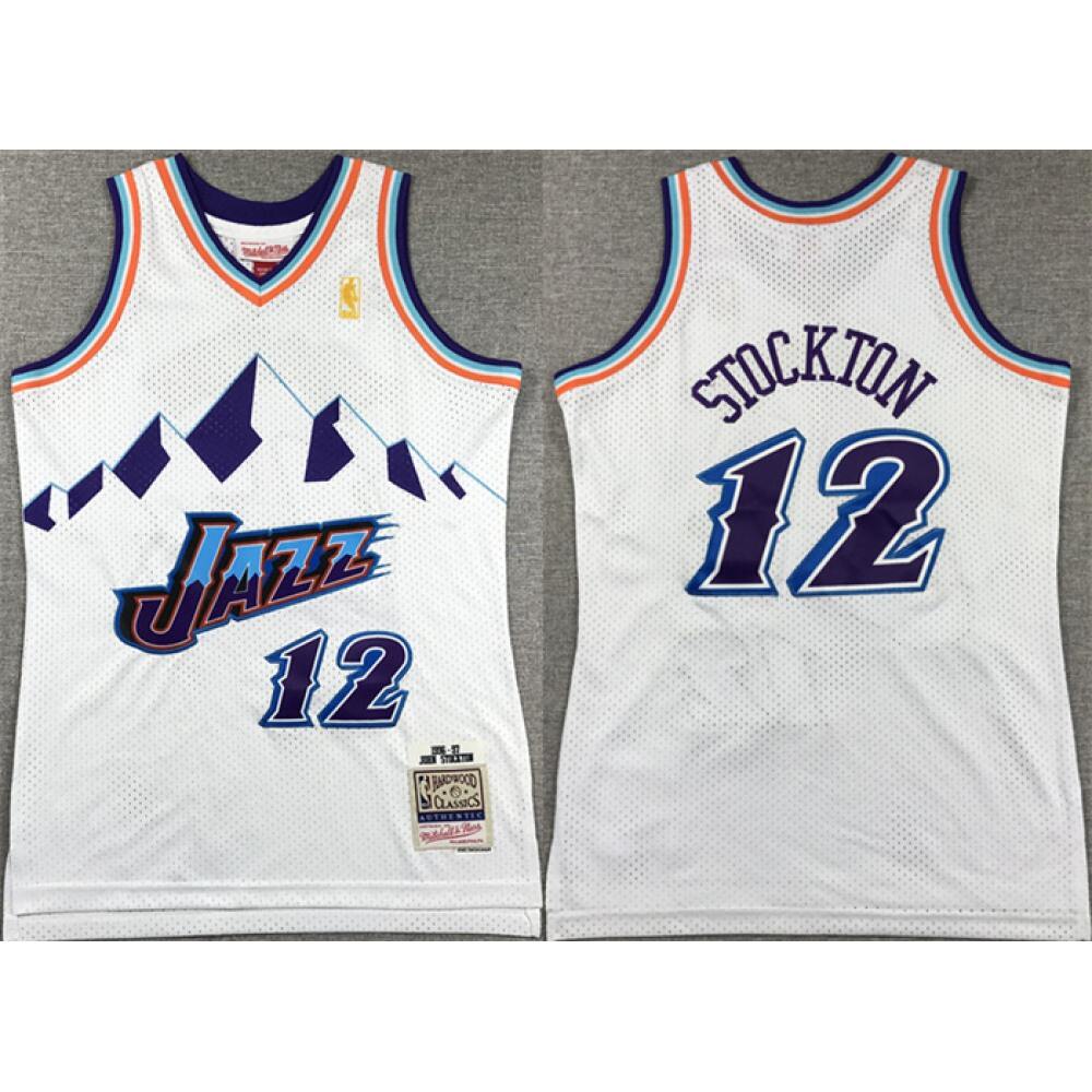 Performance Value Men's Jazz #12 John White Basketball Jersey