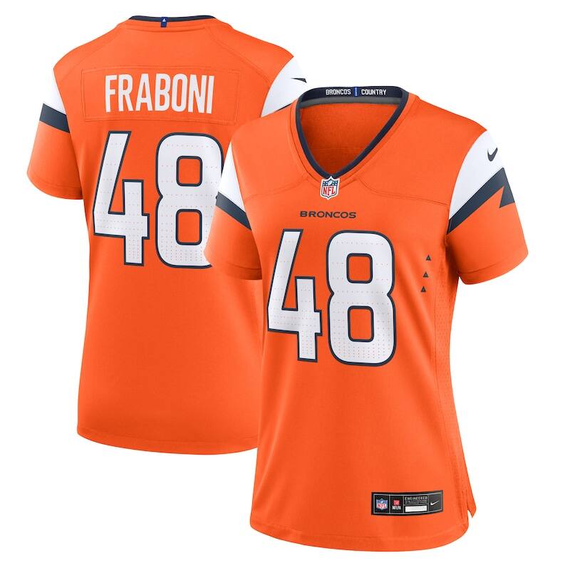 None Mitchell Fraboni DEN Broncos Cost-Effective Replica Jersey