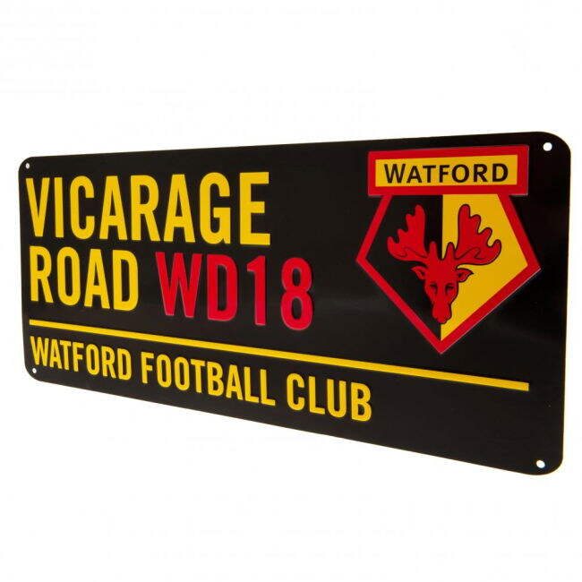 Watford FC Colour Street Sign