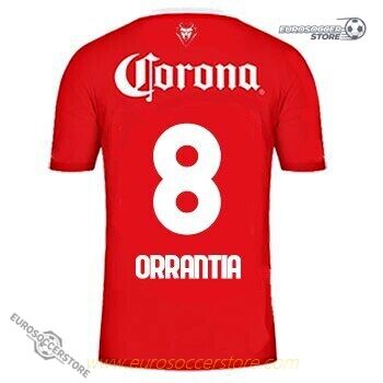 Toluca ORRANTIA 8 Home Football Jersey 23-24 Season