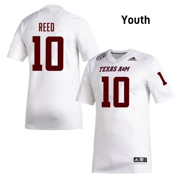 Youth(kids) Texas A&m Aggies #10 Marcel Reed 12th Man Jersey