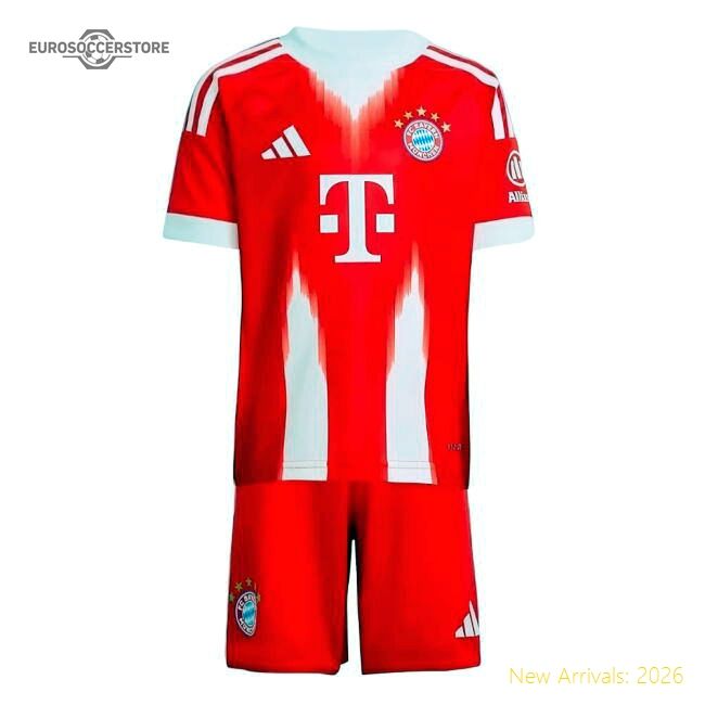 Premium 2025-2026 Bayern Munich Home Mini Kit (Bryan 17)