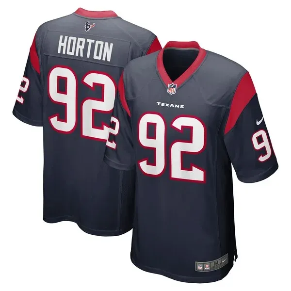 None Dylan Horton Game Jersey - Navy | NFL Player Jersey | NFL Footbal