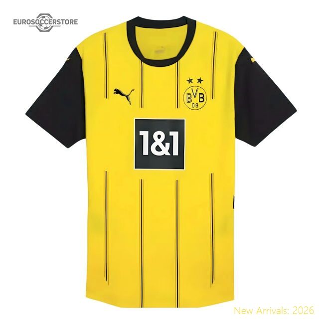 Trending 2024-2025 Borussia Dortmund Authentic Home Shirt