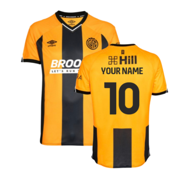 High-Quality 2025-2026 Cambridge United Home Shirt (Your Name)