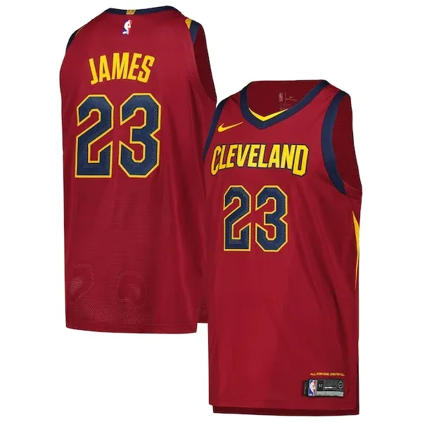 High-Quality LeBron James CLE NBA Authentic Jersey - Licensed Product