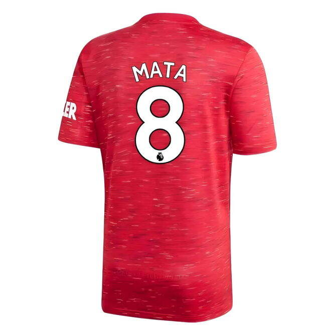 Man Utd Home Football Shirt 2020-20 - MATA 8 L M S