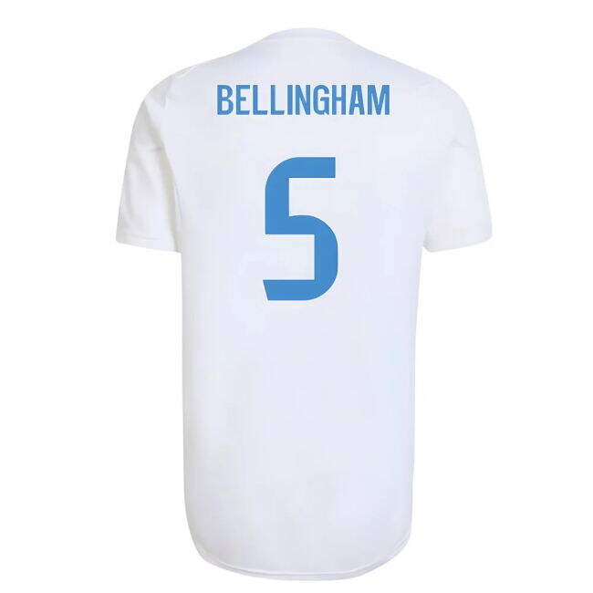 2025-2026 Real Madrid EU Training Jersey (White) (Bellingham 5)