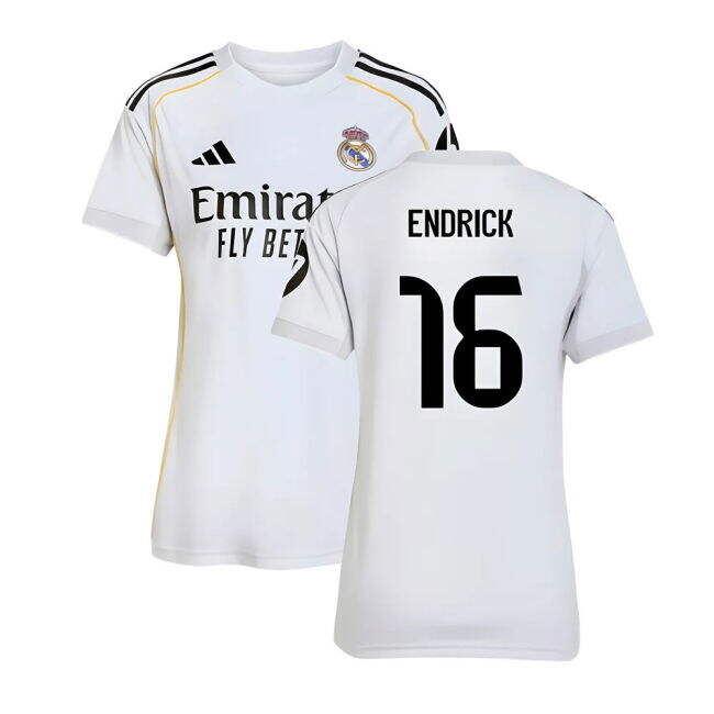 2025-2026 Real Madrid Home Shirt (Womens) (Endrick 16)