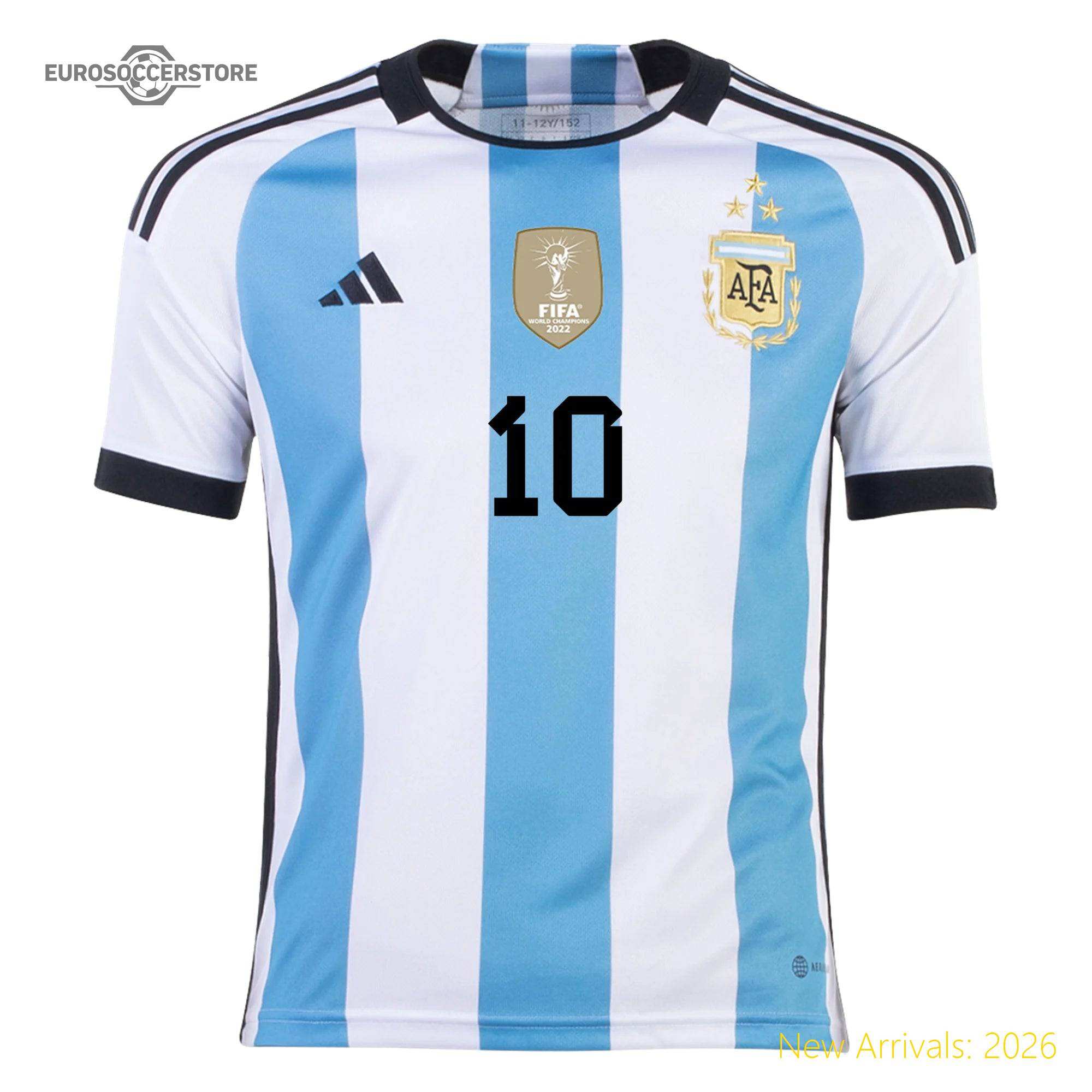 Officially Approved Official Arg Kids Football Star Home Jersey 2023