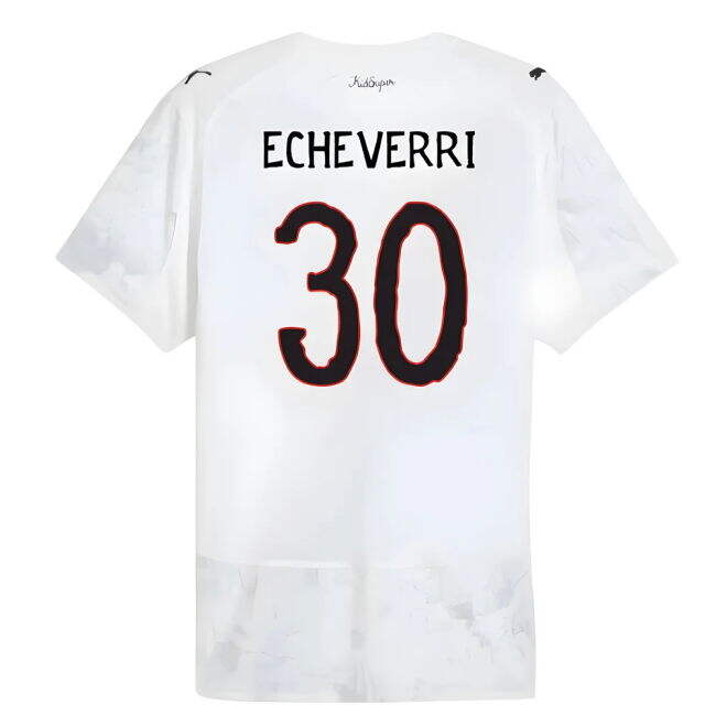 Manchester City Home Football Jersey 2025-20 Echeverri 30 M S Kids