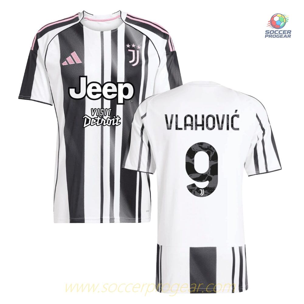 Juventus Home Football Jersey 2025/26 Collection Vlahovic