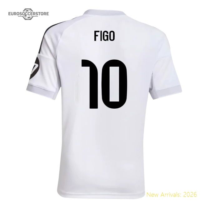 Top-tier Real Madrid Home Figo Jersey 2025-2026 Comfortable