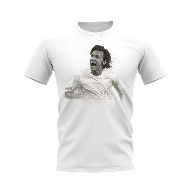 Andrea Pirlo Italy Legend T-Shirt (White)
