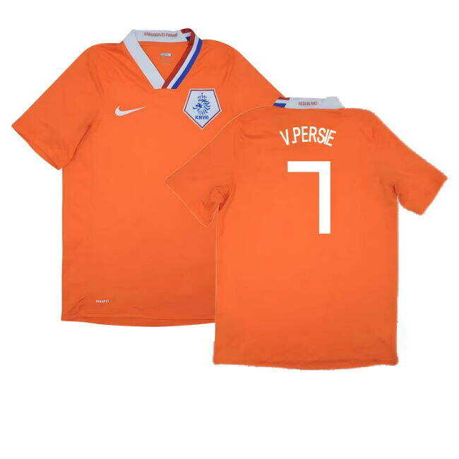 Cost-effective Holland 2008-10 Home Shirt ((Excellent) M) (V.Persie 7) Online Shop