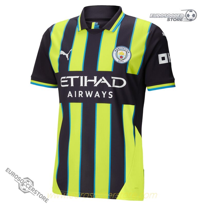 Haaland's Number 9 Away Jersey for Manchester City in the 24-25 Season