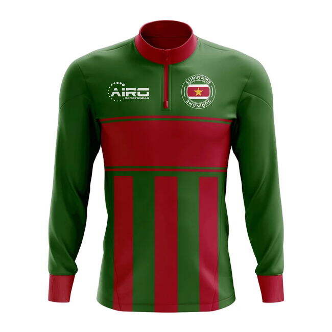 Fan-Favorite Suriname Concept Football Half Zip Midlayer Top