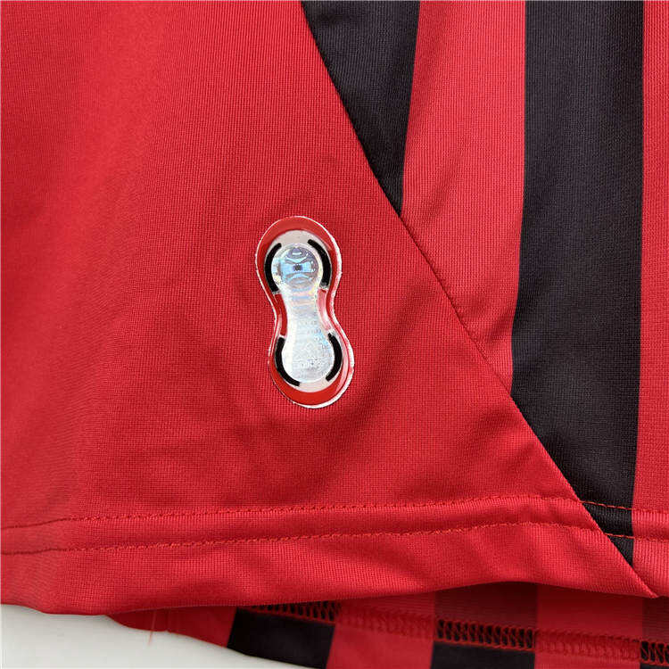 AC Milan 0708 Home Retro Long Sleeve Shirt - Official Replica 8825