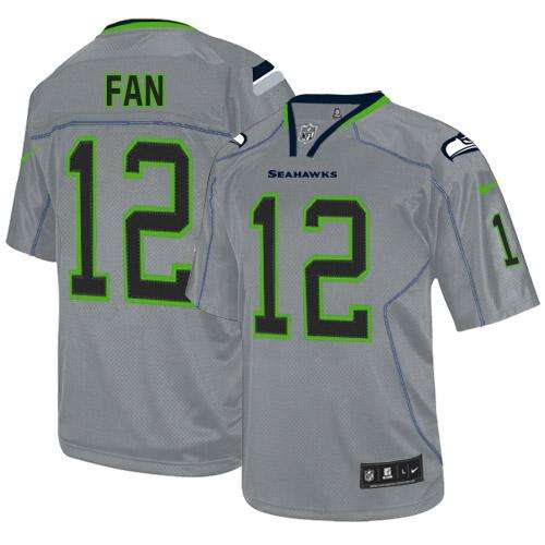 Seattle Seahawks #None None Lights Out NFL Elite Jersey game