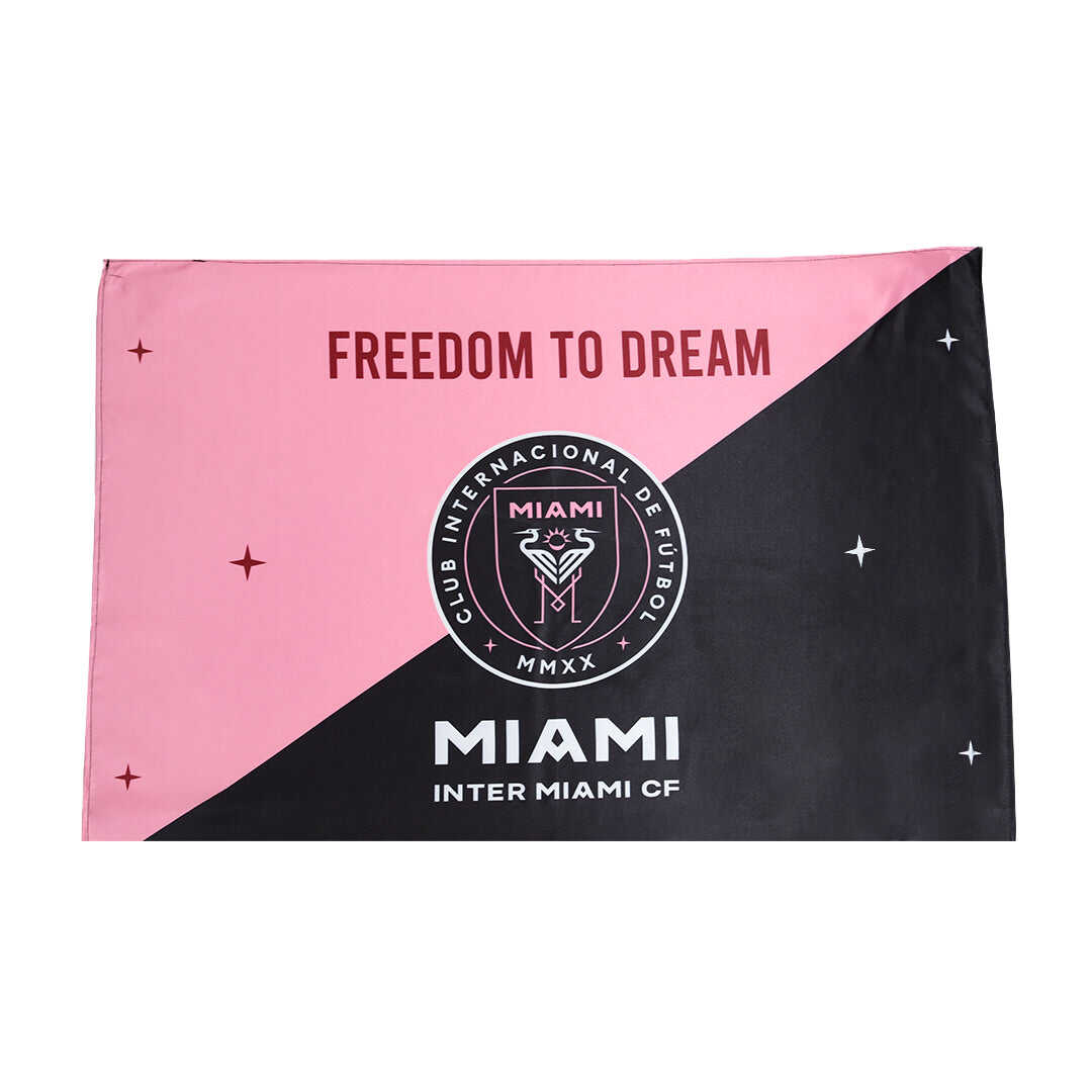 Inter Miami CF Soccer Flag Pink&Black Authentic Kit
