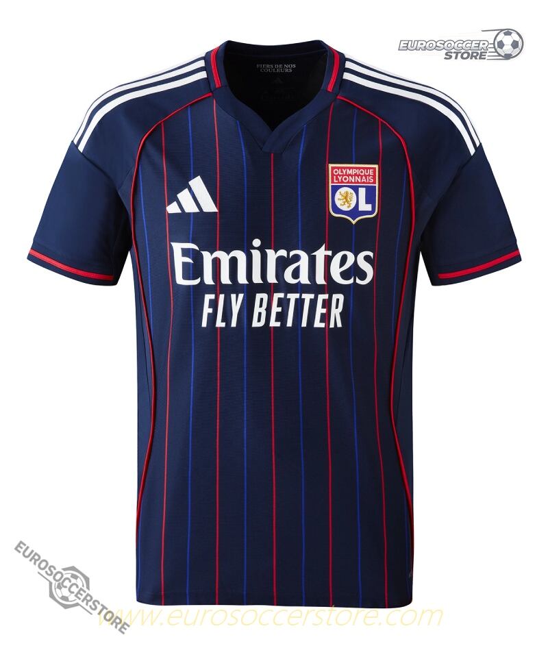 Lyon's Olympique Lyonnais Away Jersey for the 25-26 season