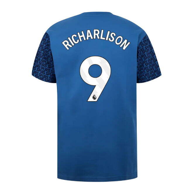 Tottenham Hotspur Graphic T-shirt (Blue) (Richarlison 9)