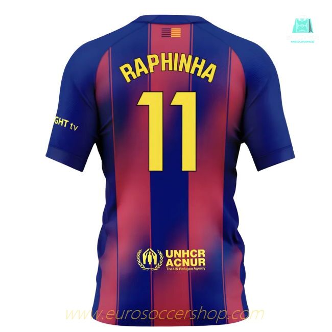 2025-2026 Barcelona Home Shirt (Kids) (Raphinha 11)