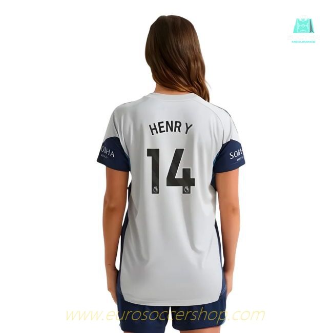 2025-2026 Arsenal Training Shirt (Grey Two) - Womens (Henry 14)