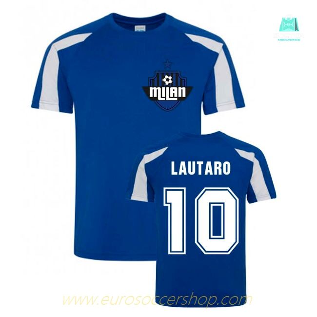 Lautaro Martinez Milan Sport Training Jersey (Blue)