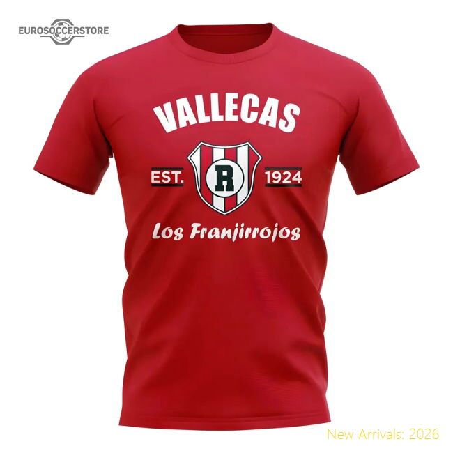 Premium Rayo Vallecano Established Football T-shirt (red)