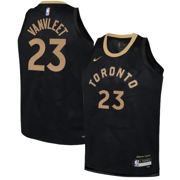 Fred VanVleet TOR Swingman Jersey - high-quality retro - Black