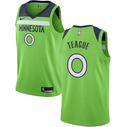T-Wolves #0 Jeff T. Elite 2024 Statement NBA Jersey - Green Swingman