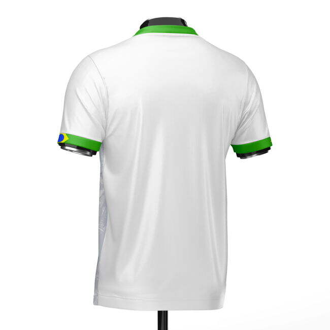 Jersey Brazil Heritage Football Jersey (Wolvate) Adult Short Sleeve