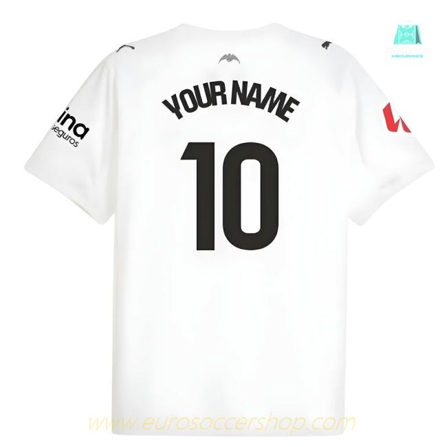 2025-2026 Valencia Home Shirt (Kids) (Your Name)