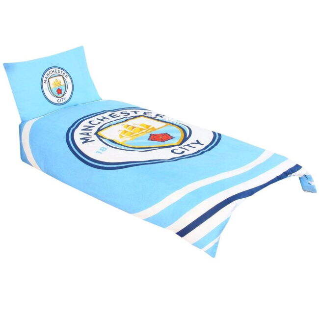 Match-Quality Man City Manchester City FC Pulse Single Duvet Set