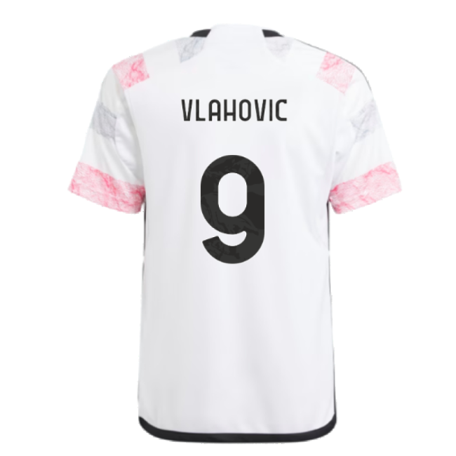 2023-2024 Juventus Away Budget Friendly Shirt (Kids) (VLAHOVIC 9)