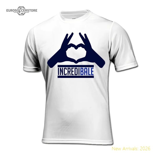 Outstanding Gareth Bale Incredibale T-shirt (white) - Authentic Design