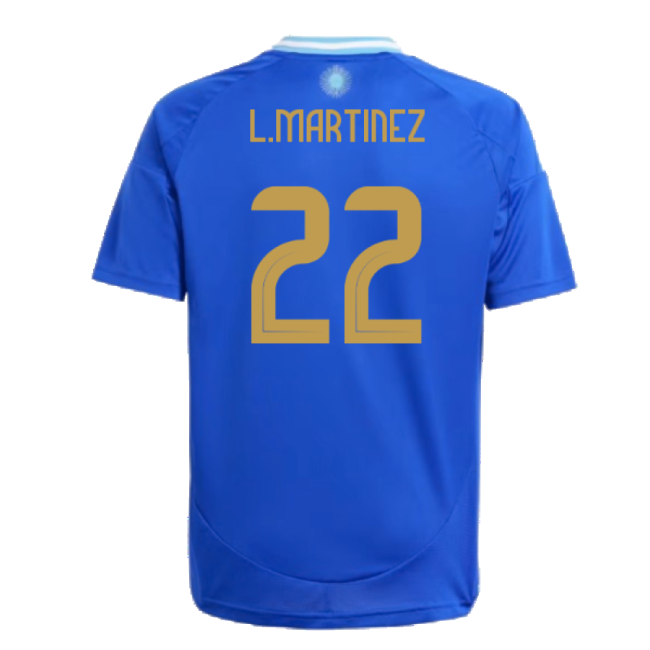 2024-2025 Argentina Away Shirt (Kids) (L.MARTINEZ 22)