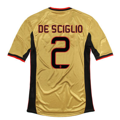 1314 AC Milan 2 De Sciglio Third Golden Jersey - Official Replica 2764
