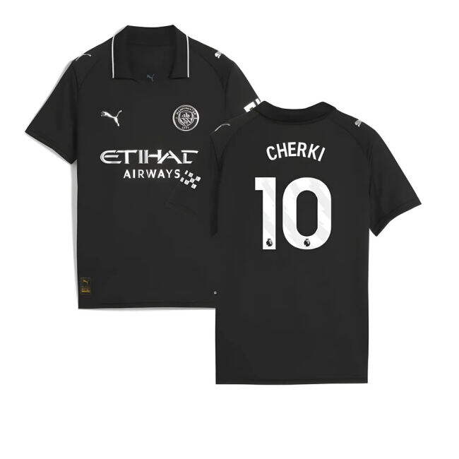 2025-2026 Man City Away Shirt (Kids) (Cherki 10)