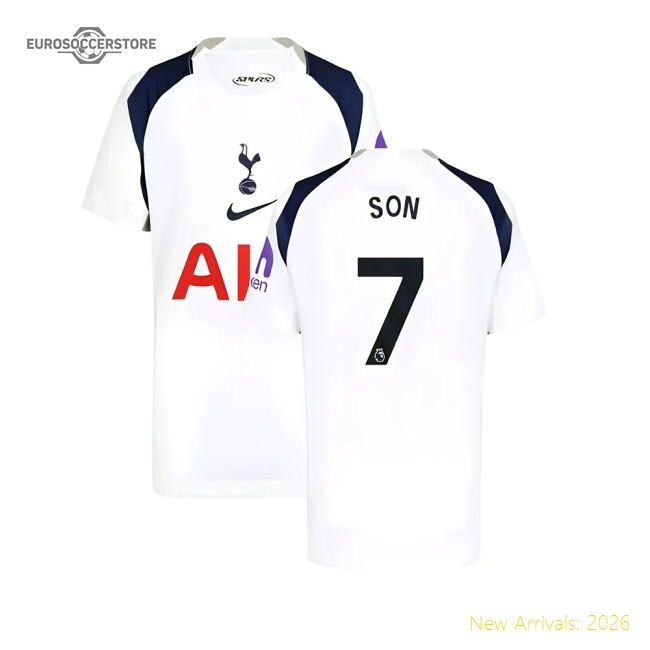 Premium 2025-2026 Tottenham Hotspur Home Shirt (kids) (son 7)