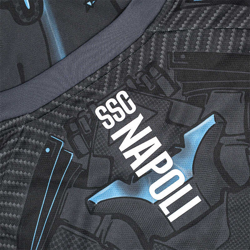 SSC Napoli Ebony Training Soccer Jersey 2025/26 Authentic Kit