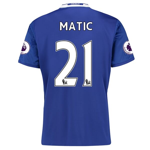 Chelsea Home 2016-17 MATIC 21 Soccer Jersey Shirt - Official Replica