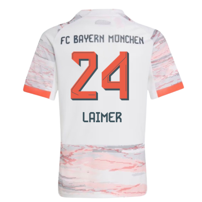 Loyal Bayern Bayern Munich Away Shirt Kids Laimer #24 High Perform...