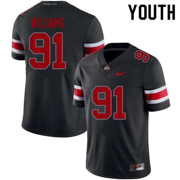 Tyleik Williams Ohio State Buckeyes #91 Nike Youth Black Official