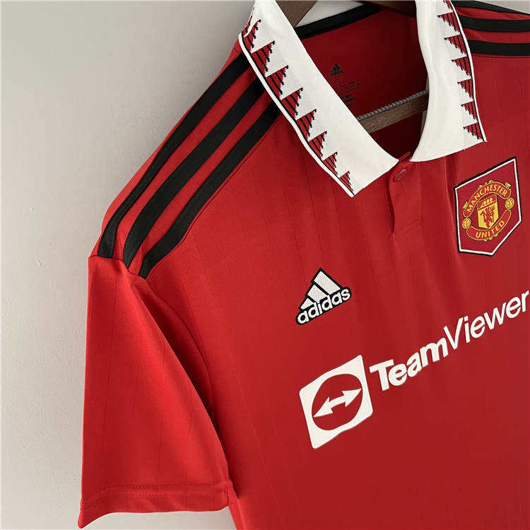Manchester United 2223 Home Kit Red Soccer Jersey Football Shirt -