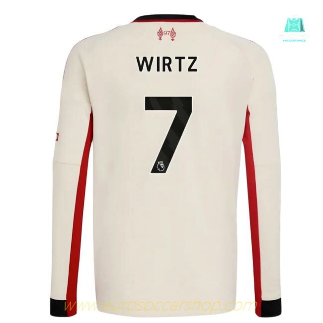 2025-2026 Liverpool Away Long Sleeve Shirt (Kids) (Wirtz 7)