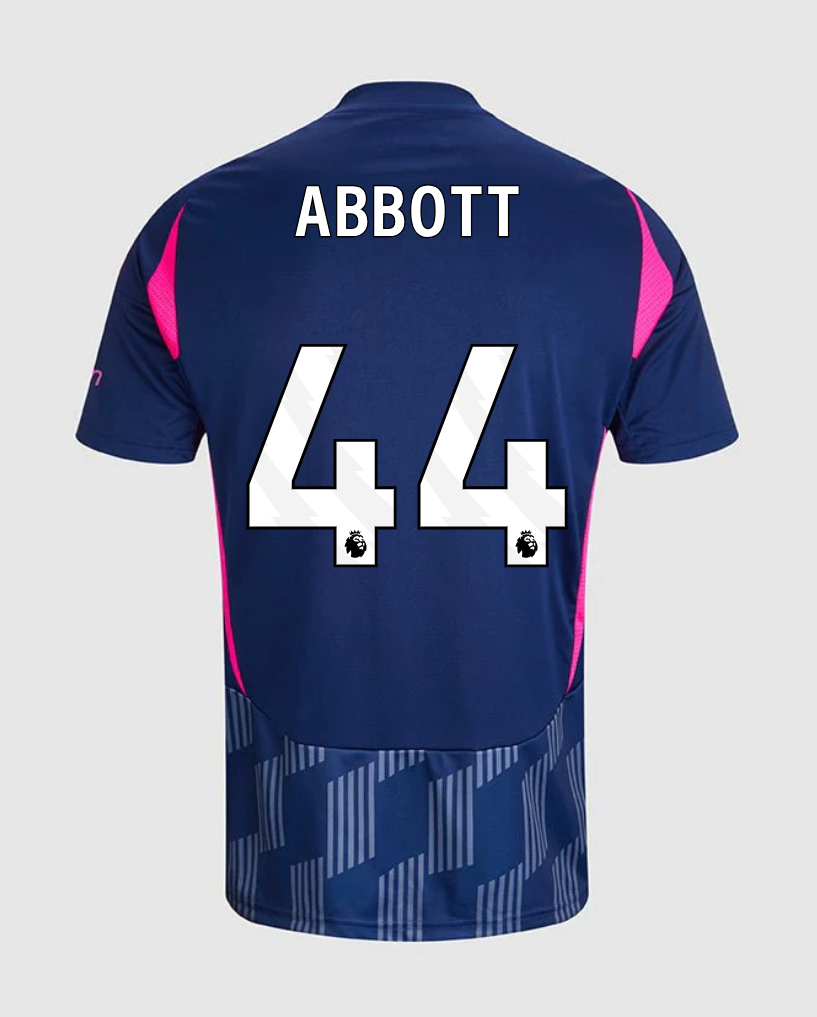 Nottingham Forest 24-25 Season Away Abbott #44 Football Jersey